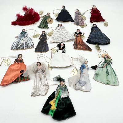 GONE WITH THE WIND ~ The Legendary Costumes Of Scarlet O Hara Ornament Collection