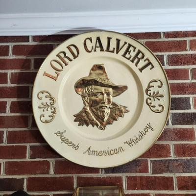 Lord Calvert Superb American Whiskey Metal Bar Advertising 23