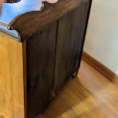 Charming Antique Washstand w 3 Dovetailed Drawers & Towel Racks