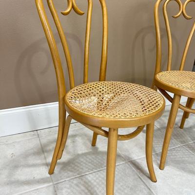 Thonet Sweetheart Bentwood Caned Bistro Chair*Read Details