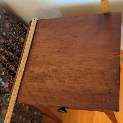 Antique Walnut Drawer Table