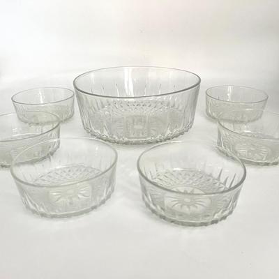 Arcoroc FRANCE & USA Clear Glass Bowl