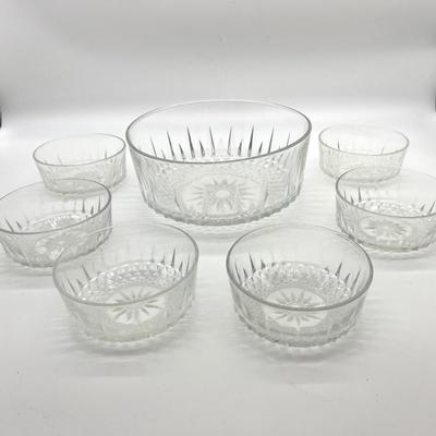 Arcoroc FRANCE & USA Clear Glass Bowl