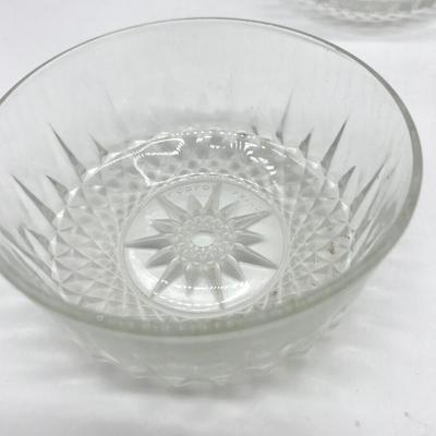 Arcoroc FRANCE & USA Clear Glass Bowl