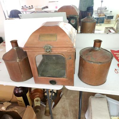 Antique Vintage Matt Corcoran & Co. Louisville Kentucky Copper Still Parts