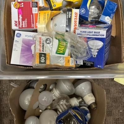 Lot of light bulbs