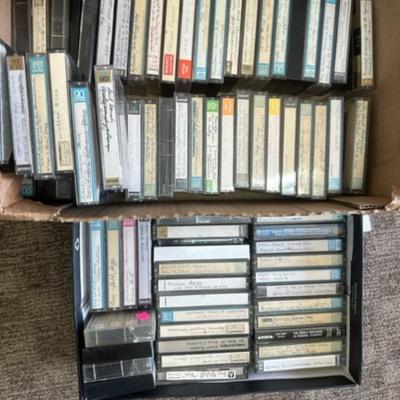 lot of cassettes