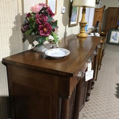 tall vintage empress buffet