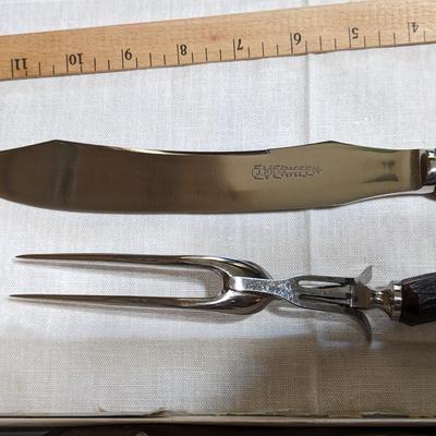 NOS J.P.H. & Co Everkeen Stag Knife Set