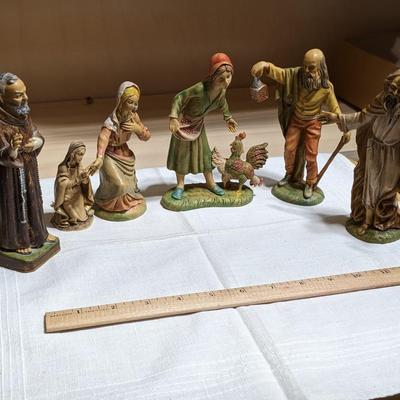 Fontanini Nativity Set, Italy Depose 6 Pcs