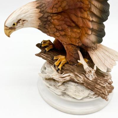 HOMCO ~ Masterpiece ~ Porcelain Eagle Figurine