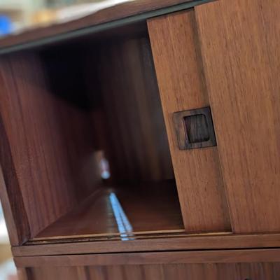 MCM Teak Laminate Wall Cabinets