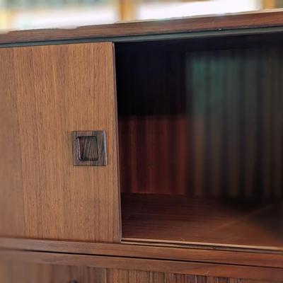 MCM Teak Laminate Wall Cabinets