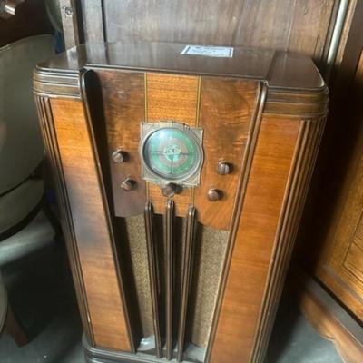 Vintage floor standing radio