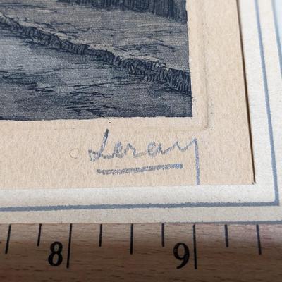 Vintage Signed Rue de l'Epicerie, Rouen
