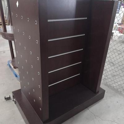 Commercial Retail Mobile Slat Wall Display