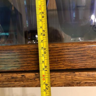 Wooden Wall Display Cabinet -Lot 101