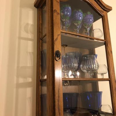 Wooden Wall Display Cabinet -Lot 101