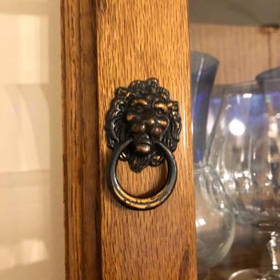 Wooden Wall Display Cabinet -Lot 101