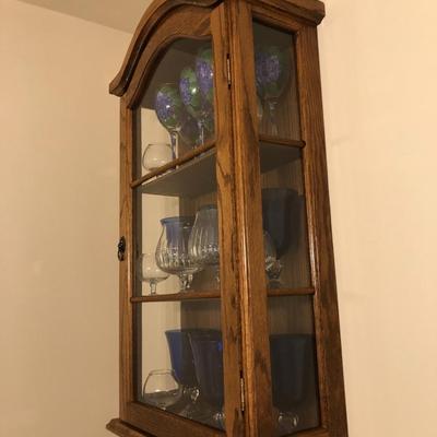 Wooden Wall Display Cabinet -Lot 101