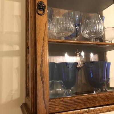 Wooden Wall Display Cabinet -Lot 101