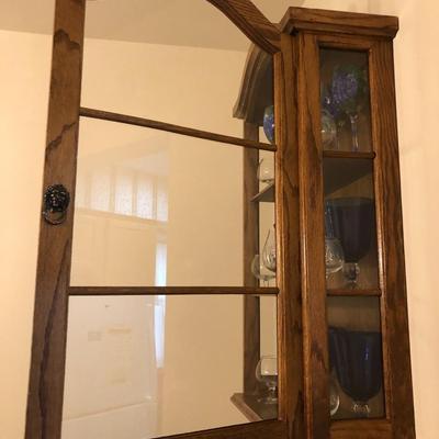 Wooden Wall Display Cabinet -Lot 101