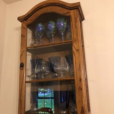 Wooden Wall Display Cabinet -Lot 101