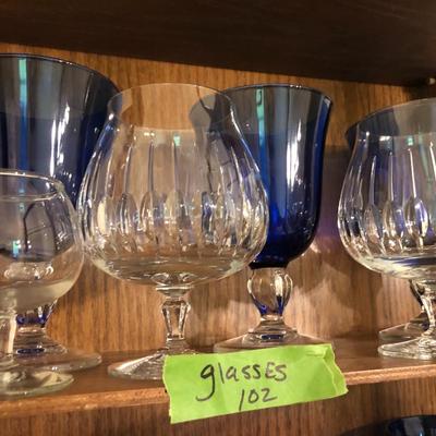 Assorted Glassware -Lot 102