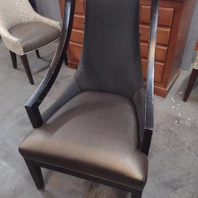 Pair of Commercial Grade Bow Arm Parlor Chairs