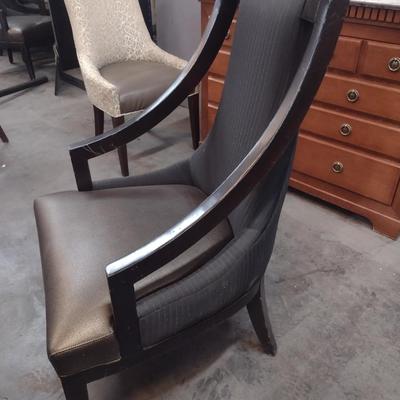 Pair of Commercial Grade Bow Arm Parlor Chairs