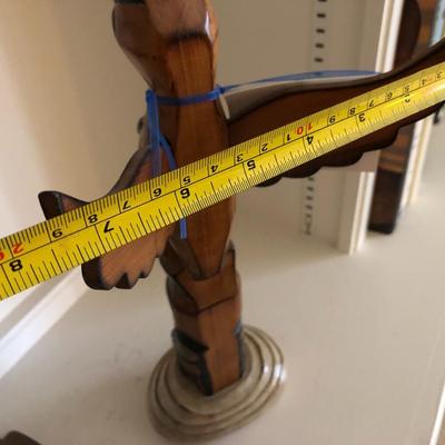 Alaska Black Diamond Totem Handmade Signed -Lot 112