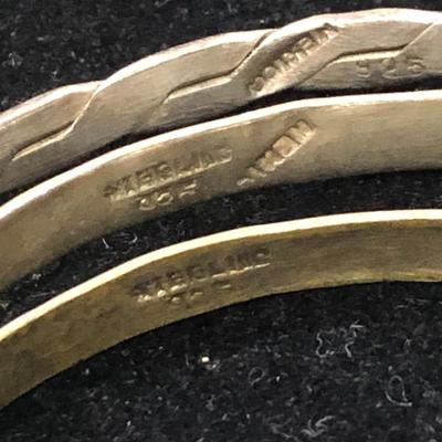 Sterling Silver Bangles / Bracelets 100g -Lot J115
