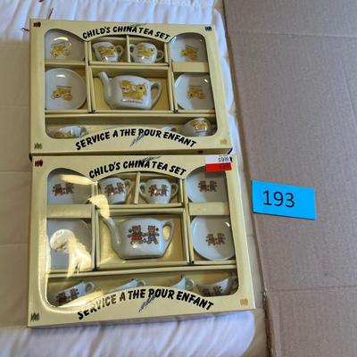 2 Sets of Tea Sets