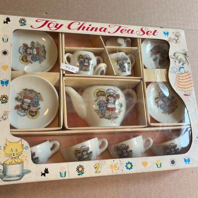 Lot of 2 vintage delux tea sets.
