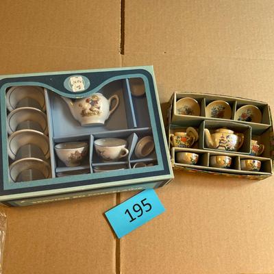 Lot of 2 small tea sets