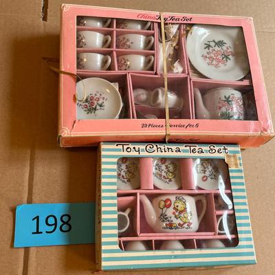 Lot of 2 more floral Tea sets