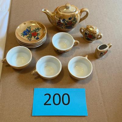 Lustre Ware Tea set mini