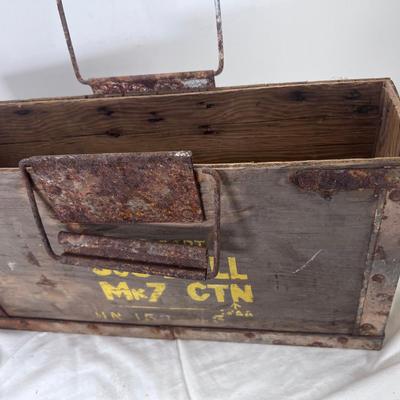 Vintage shot and box