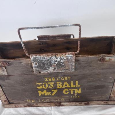 Vintage shot and box