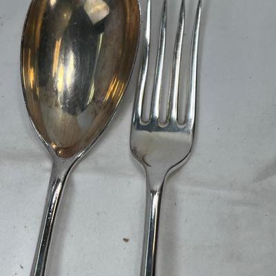 Napoleon bronze miniature figurine vintage collectible Spoons and Fork