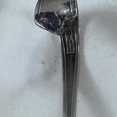 Napoleon bronze miniature figurine vintage collectible Spoons and Fork