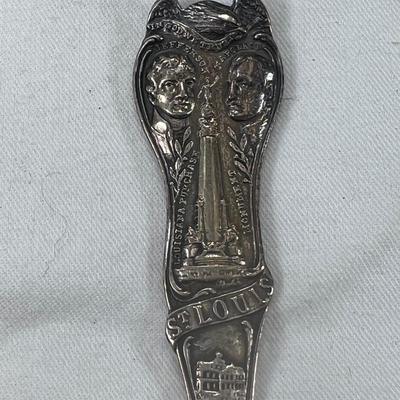 Napoleon bronze miniature figurine vintage collectible Spoons and Fork