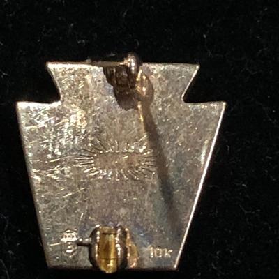 College Charm, & Other Misc. Pins (some marked 10K) -Lot 120