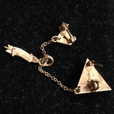 College Charm, & Other Misc. Pins (some marked 10K) -Lot 120