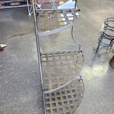 Metal Corner Shelf - 37 1/2 inches tall
