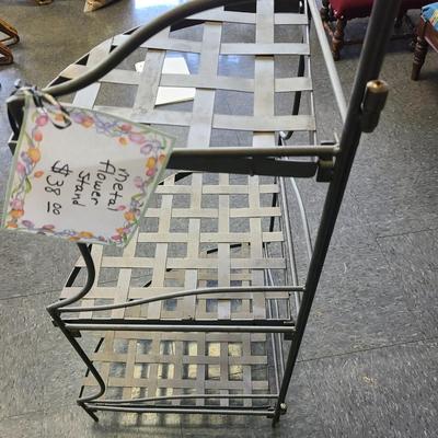 Metal Corner Shelf - 37 1/2 inches tall