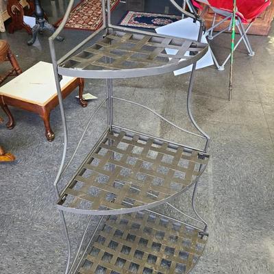Metal Corner Shelf - 37 1/2 inches tall