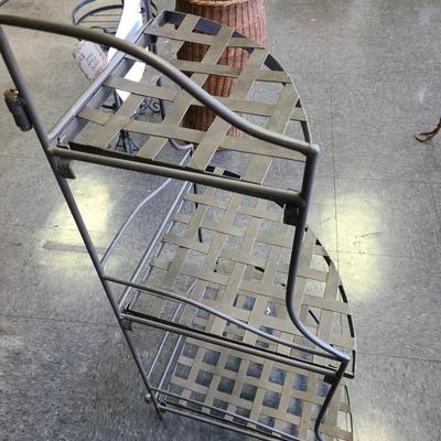 Metal Corner Shelf - 37 1/2 inches tall