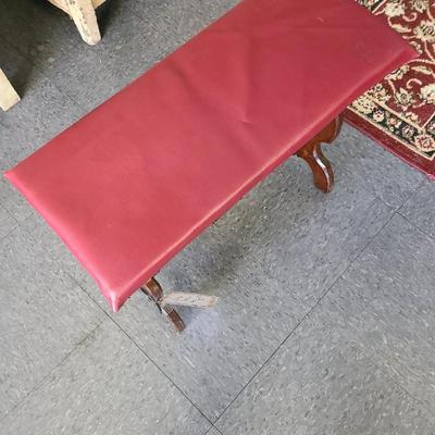 Victorian Stool / Bench with Lift top - 22 x 9 1/2 inches and 17 1/2 tall