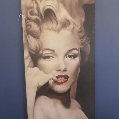Marilyn Monroe Canvas Wall Hanging - Framed
